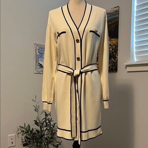 Lovers and Friends Belted Cardigan Dress
